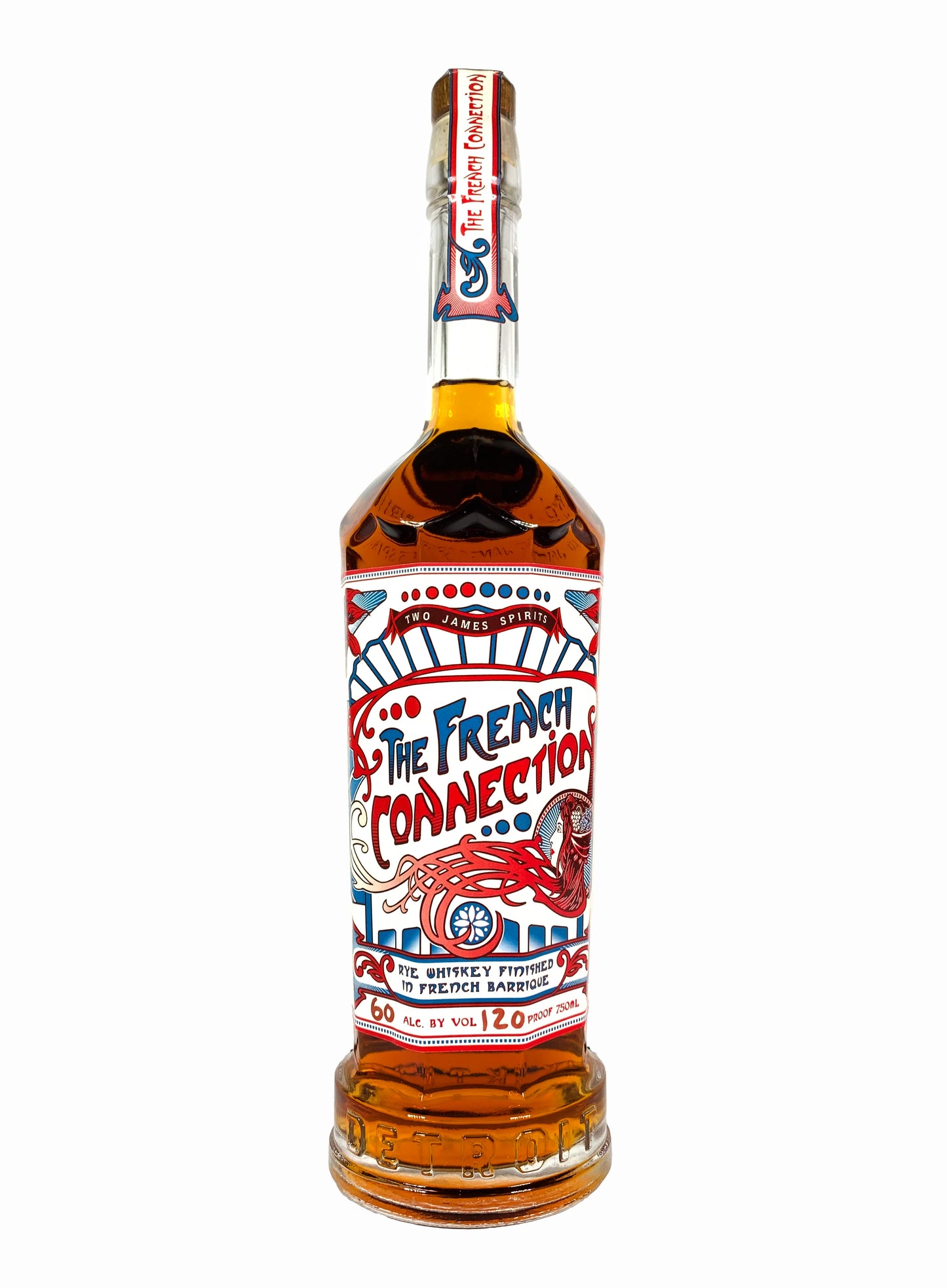 Two James The French Connection Rye Whiskey Finished in French Barrique