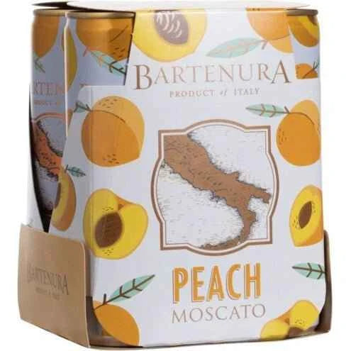 Bartenura Peach Moscato 4 Pack Cans