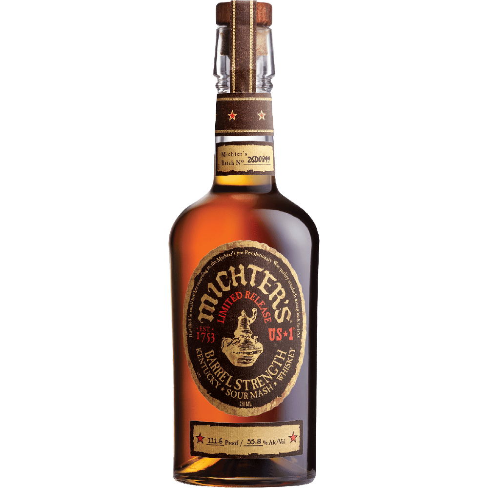 Michter's Barrel Strength Sour Mash Whiskey bottle