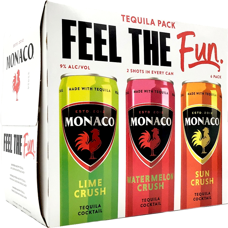 Monaco Feel The Fun Tequila Cocktail Variety