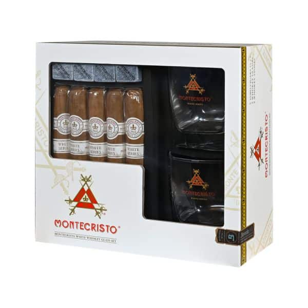 Montecristo White Series Whiskey Glass Set - Wine Palace