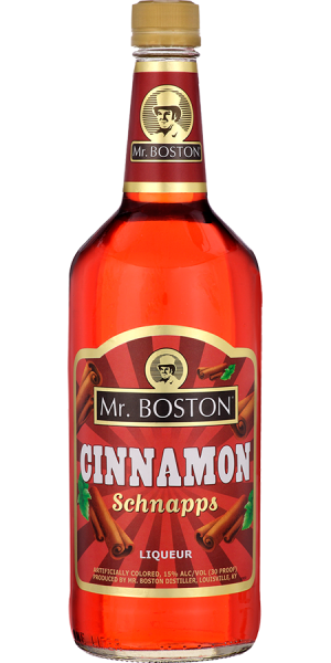 Mr. Boston Cinnamon bottle