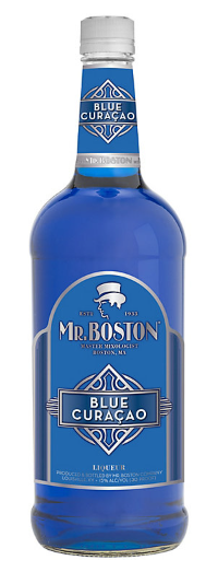 Mr. Boston Blue Curacao bottle