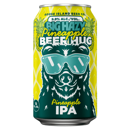 Goose Island Beer Co. Big Hazy Pineapple Beer Hug IPA