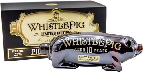 Whistlepig Piggy Bank Rye 'drink From The Pig'