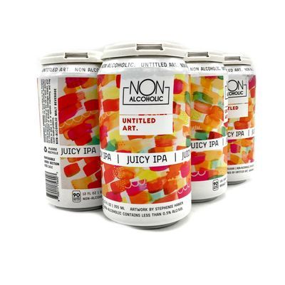 Untitled Arts Non Alcoholic Juicy Ipa 6 Pk Can