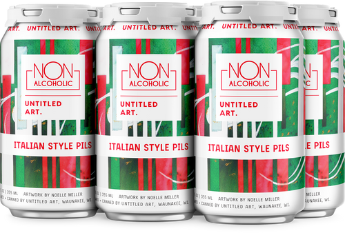 Untitled Arts Non Alcoholic Italian Style Pils 6 Pk Can