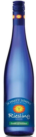 Schmitt Sohne Riesling Auslese Blue Bottle 2017