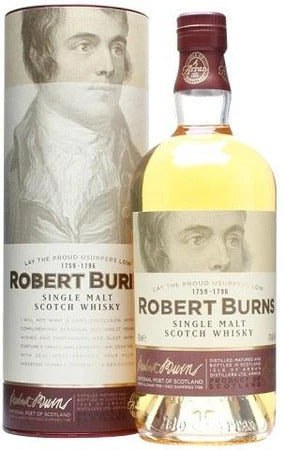 The Arran Malt Scotch Single Malt Robert Burns