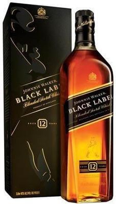 Johnnie Walker Scotch Black Label 12 Year