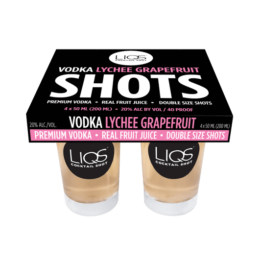 Liqs Vodka Lychee Grapefruit 4pk