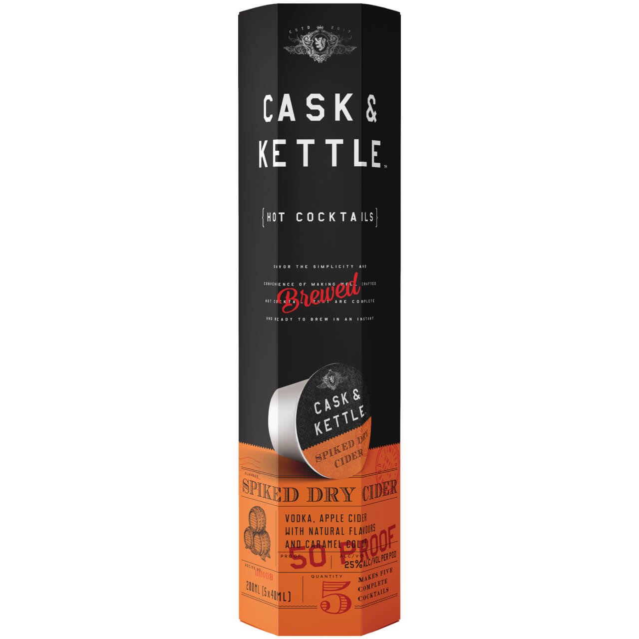 Cask & Kettle Spiked Dry Cider 5ct