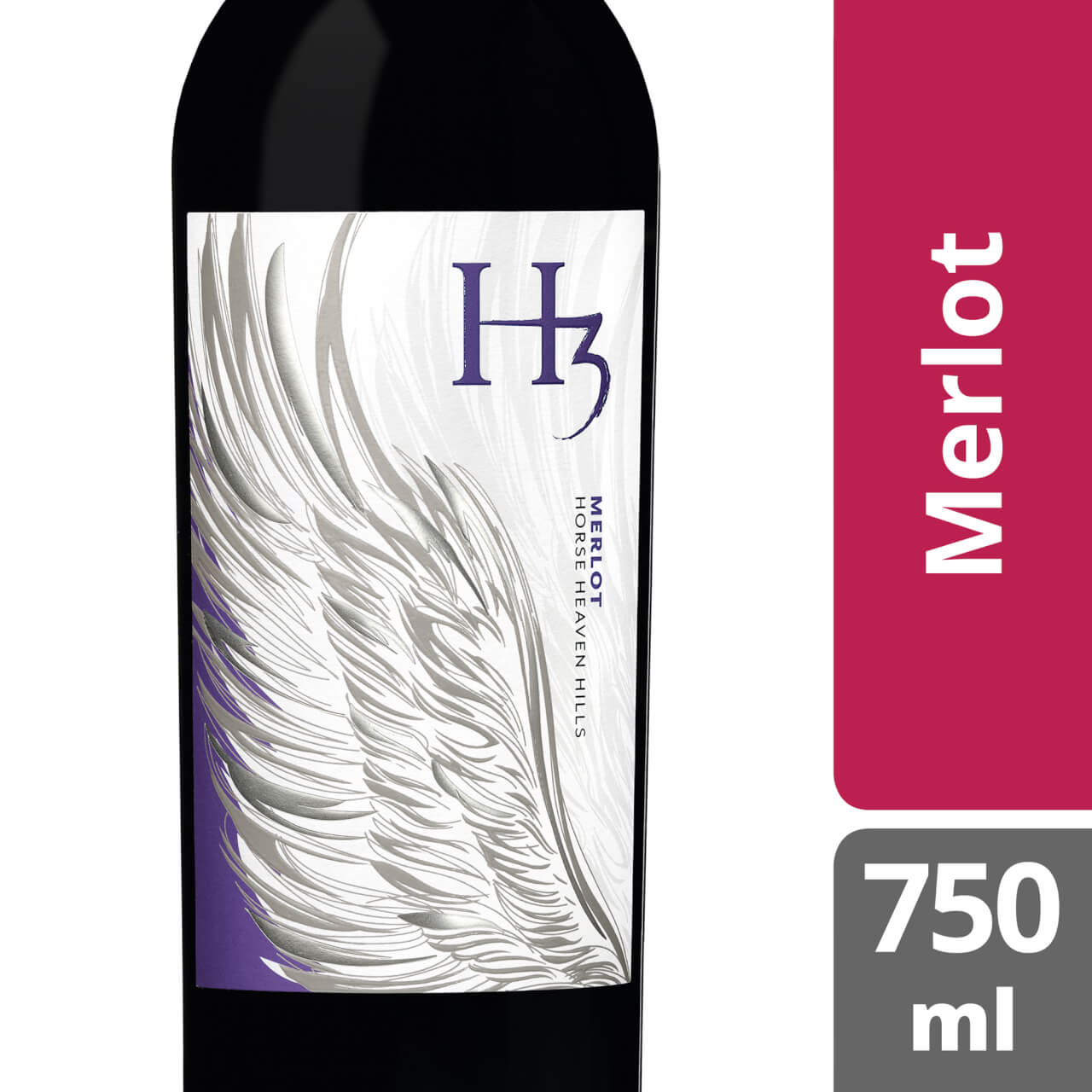 H3 Merlot Red Wine - 750ml Bottle