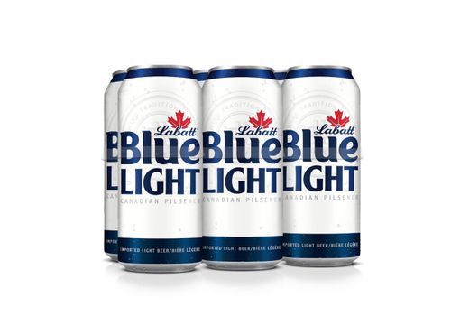 Labatt Blue Light Canadian Pilsener, 6 pack