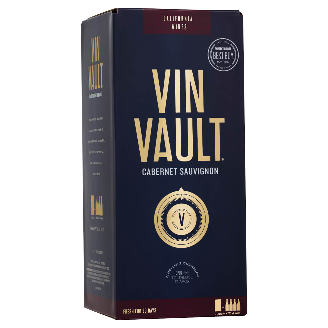 Vin Vault Cabernet Sauvignon Red Box Wine 3l