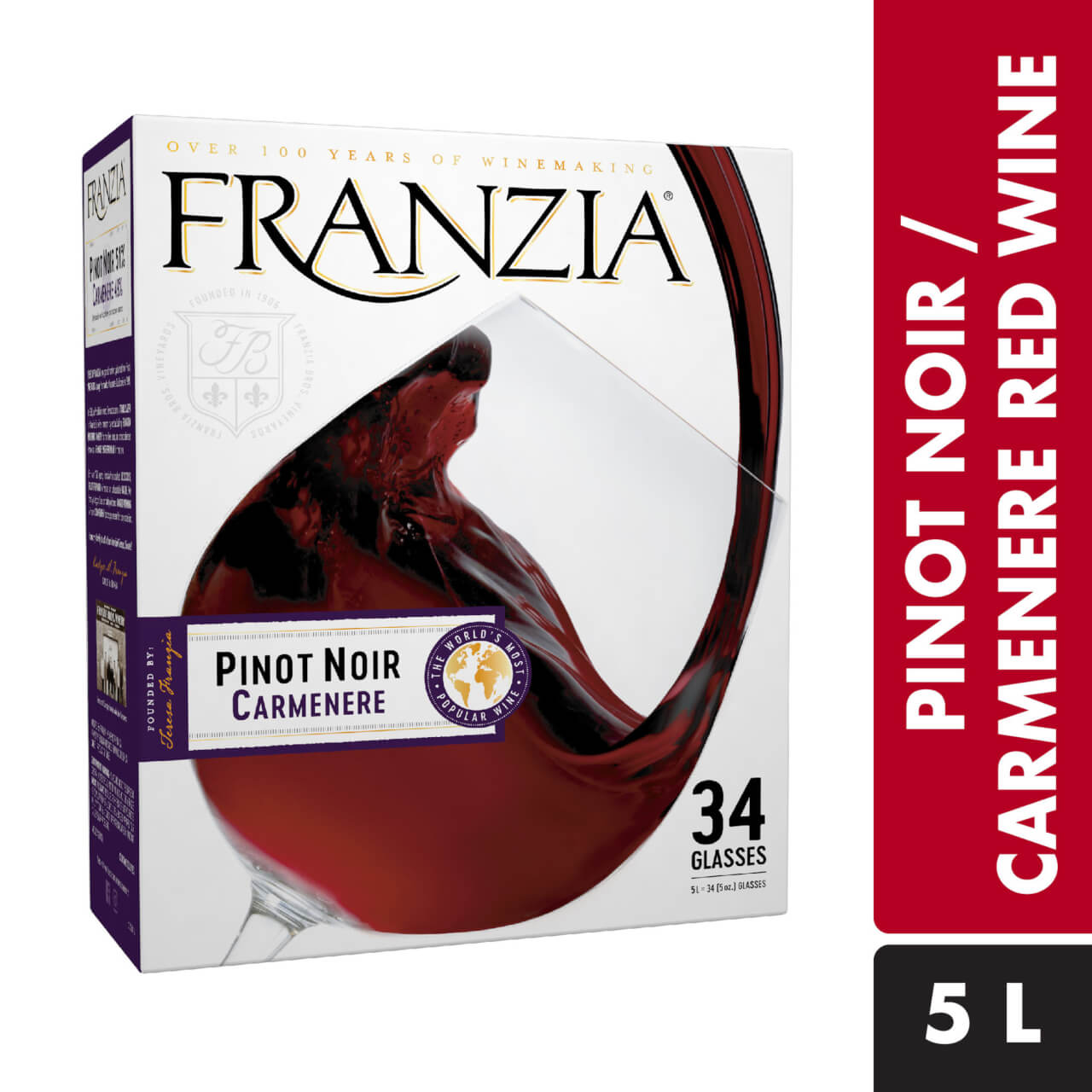 Franzia® Pinot Noir / Carmenere Red Wine - 5 Liter