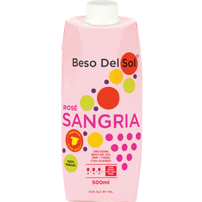 Beso Del Sol® Rosé Sangria Pink Wine - 500ml