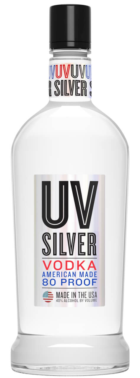 Uv Silver Vodka 1l