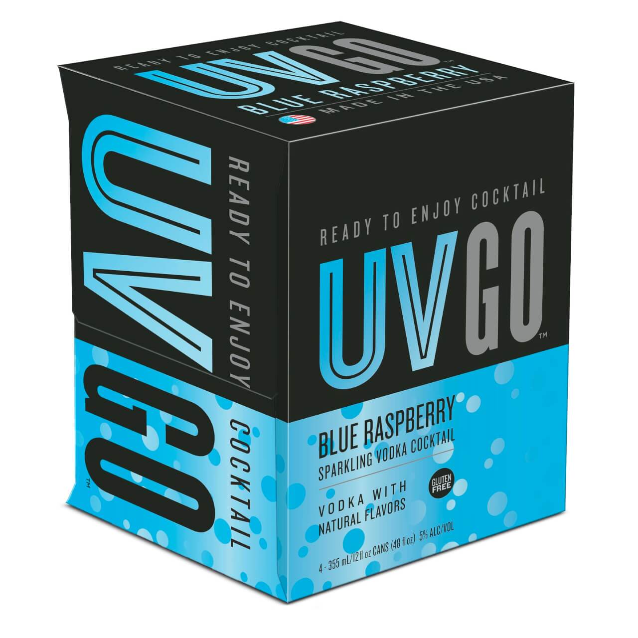 Uvgo Blue Rasp 4pk