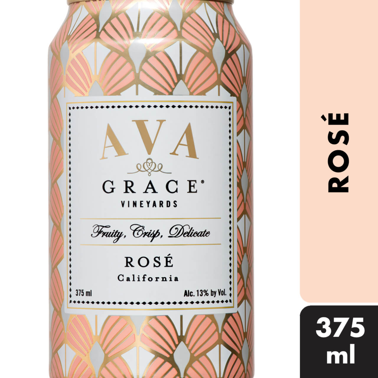 Ava Grace Vineyards Rosé Wine - 375ml Can