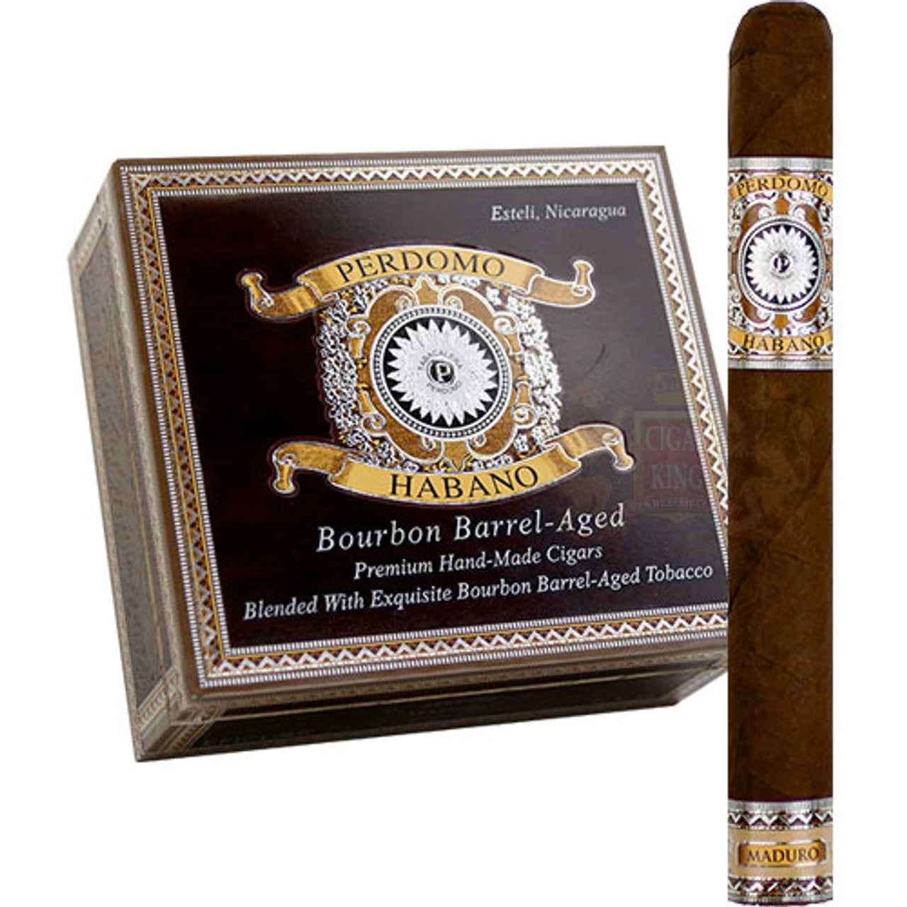 Perdomo Habano Bourbon Barrel Aged Churchill Maduro
