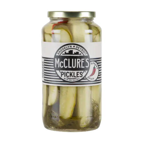 Mcclure's Garlic Dill Pickles Spicy