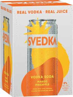 Svedka Mango Pineapple 4pack Can