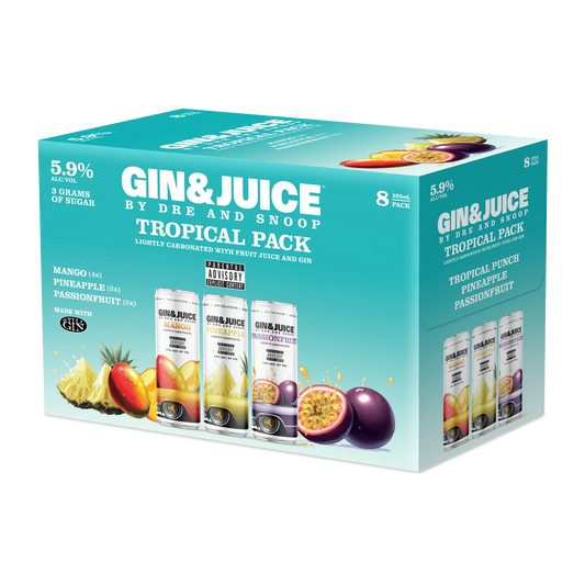 Gin and Juice by Dre and Snoop Tropical Variety Pack