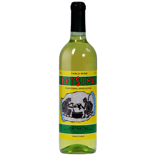 Patraki Retsina Greek Wine