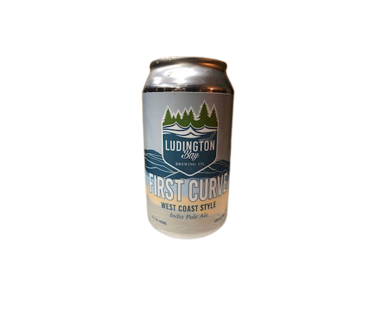 Ludington Bay First Curve West Coast Ipa 6-pack Cans