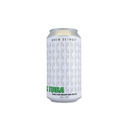 Brew Detroit Big Tuba Double New England Ipa 4-pack Can