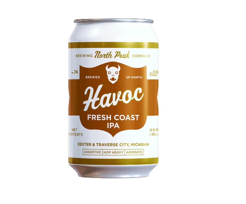 North Peak Brewing Havoc Fresh Coast Ipa 6-pack Cans