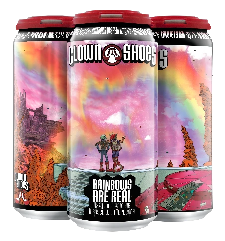 Clown Shoes Rainbows Are Real Hazy Ipa 4-pack