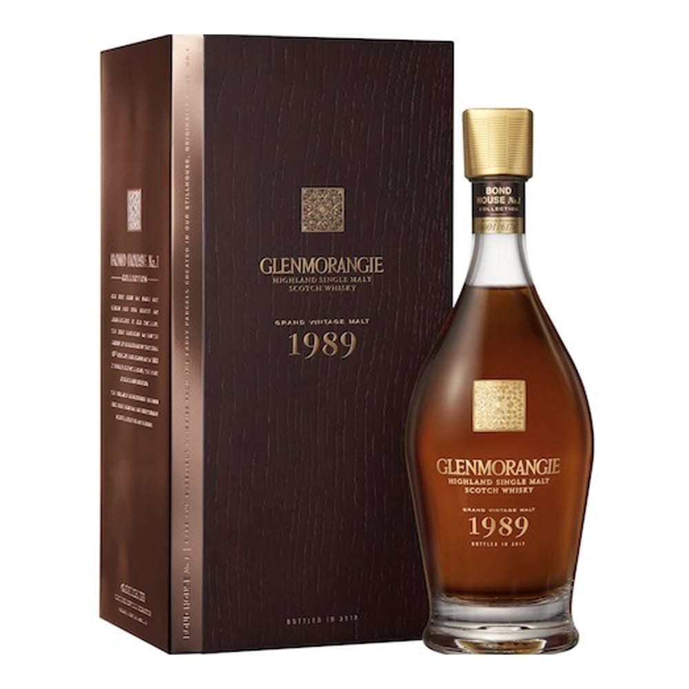 Glenmorangie Scotch Single Malt Highland Grand Vintage Malt 1989 86pf 750ml