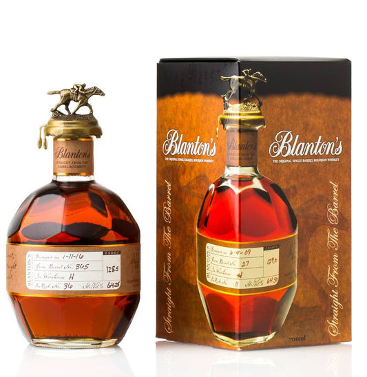 Blantons Bourbon Whiskey Straight From The Barrel 129pf 750ml