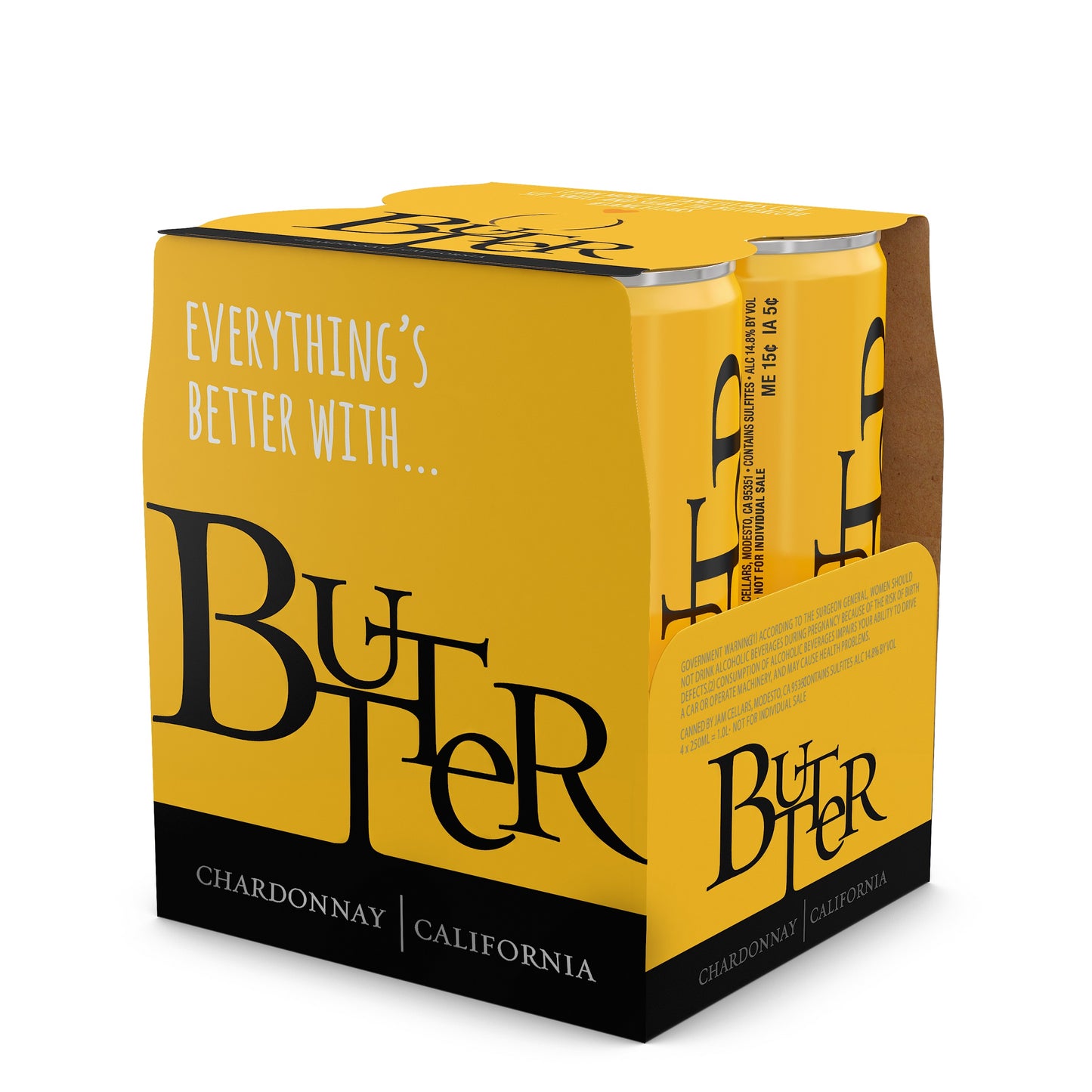 Jam Cellars Butter Chardonnay 4x250ml Cans