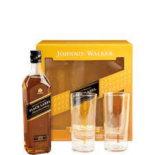 Johnnie Walker Black W/2 Gls