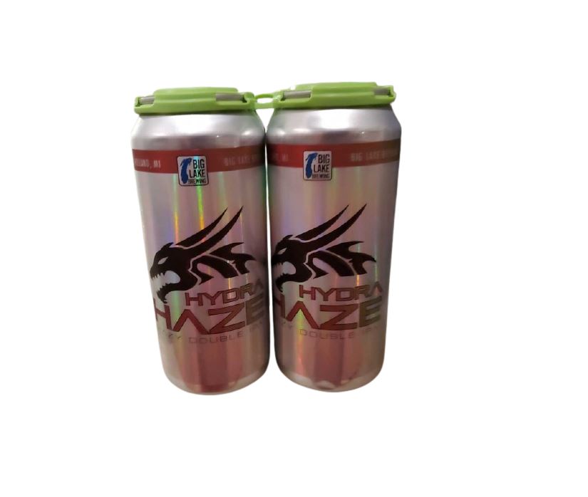 Big Lake Brewing Hydra Haze Double Ipa 4-pack