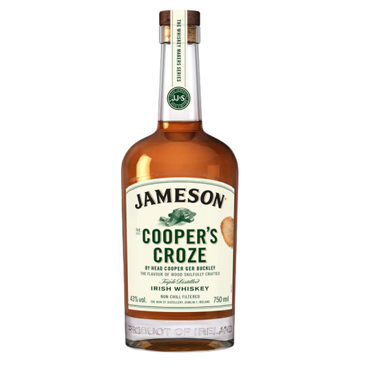 Jameson Whiskey Cooper's Croze Irish Non Chill Filtered 86pf