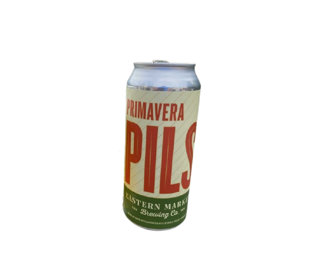 Eastern Market Brewing Primavera Pilsner 4-pack Cans