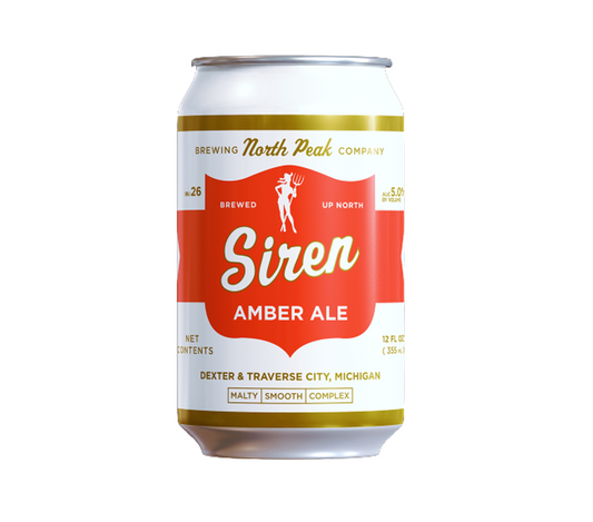 North Peak Brewing Siren Amber Ale 6-pack Cans