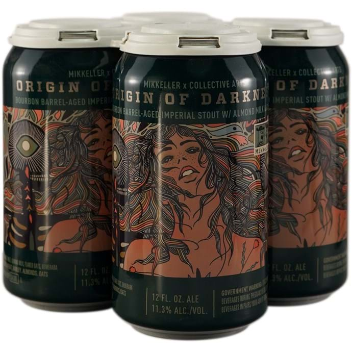 Mikkeller Origin Of Darkness Bourbon Barrel Aged Stout 4pack