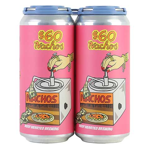 Hoof Hearted Brewing $60 Nachos Double Ipa 4-pack