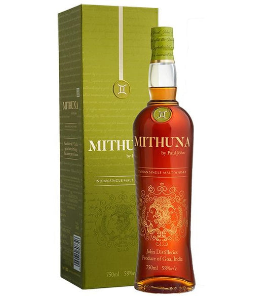 Paul John Mithuna Whiskey Single Malt India 750ml