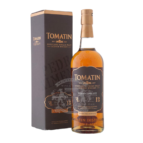 Tomatin Scotch Single Malt Cuatro Series 4 Pedro Ximenez 92pf 12yr 750ml