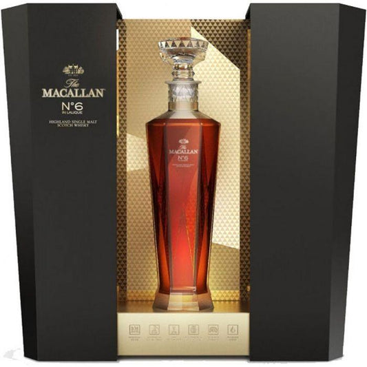 Macallan Scotch 1824 Series No 6 Single Malt In Lalique Highland 86pf 750ml