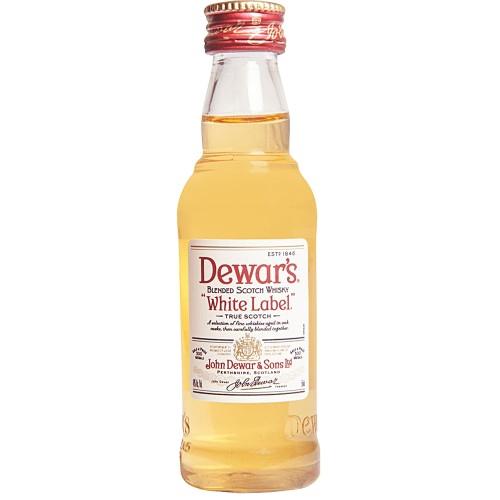 Dewars Scotch Blended  White Label 50ml