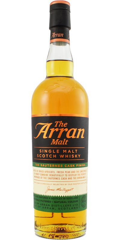 Arran Malt Scotch Single Malt Sauternes Cask 100pf 750ml