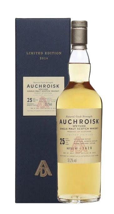 Auchroisk Scotch Single Malt Speyside Limited Edition 2016 102.4pf 25yr 750ml