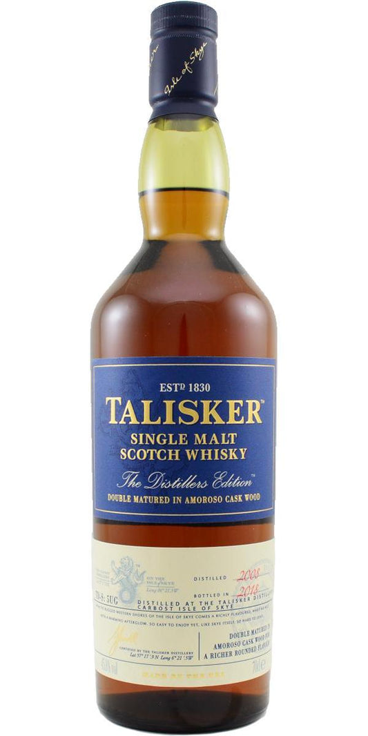 Talisker Scotch Single Malt Distillers Edition Double Matured Amoroso Cask Islay 750ml